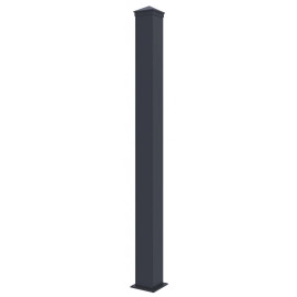 Sloupek G21 pro plotové pole 10x169 cm s patkou, antracitový
