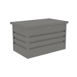 Zahradní box G21 Denver 280 L, metalický šedý plechový