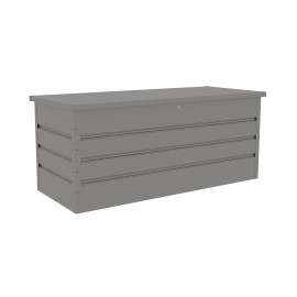 Zahradní box G21 Denver 770 L, metalický šedý plechový