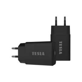 TESLA Power Charger QC50 - napájecí adaptér 12 W (černá barva)