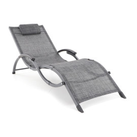 Lehátko VeGA VIOLA De Luxe (Black & Grey)