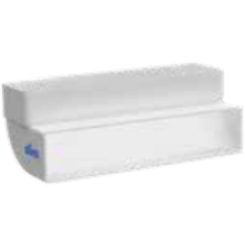 Svislé koleno, kanál plochý 220x92 mm, 90°, bílé KVS7544