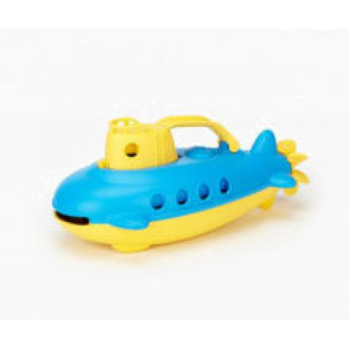 GREEN TOYS Ponorka žlutá rukojeť