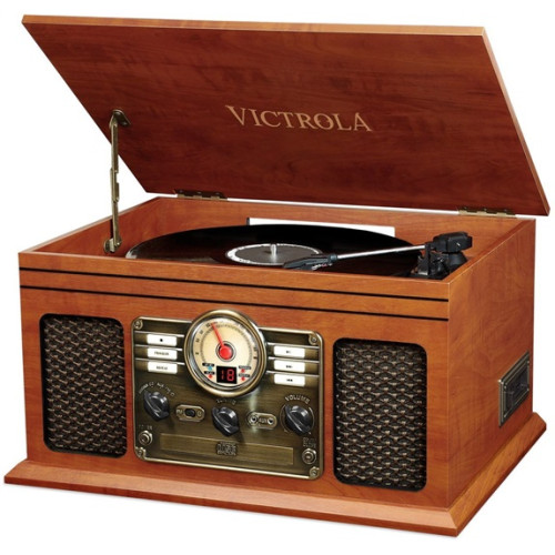 Victrola VTA-200B Gramofon hnědý