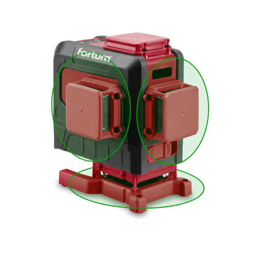 Fortum (4780216) laser zelený 3D liniový