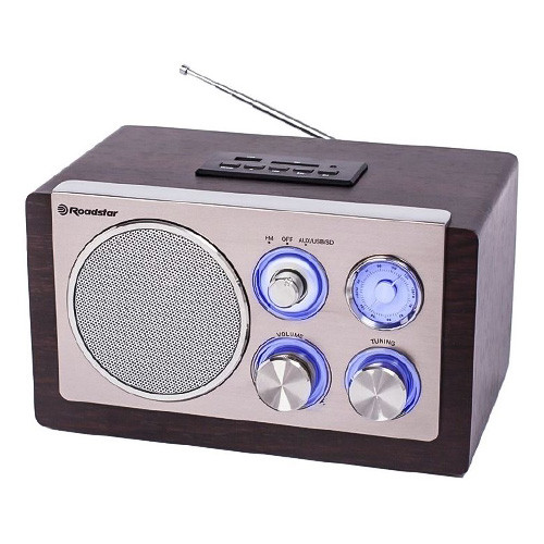 Roadstar HRA-1345NUS/WD Retro radiopřijí