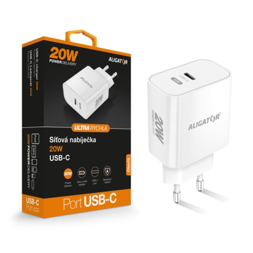ALI CN PD 20W, USB-C, bílá CHPD0010
