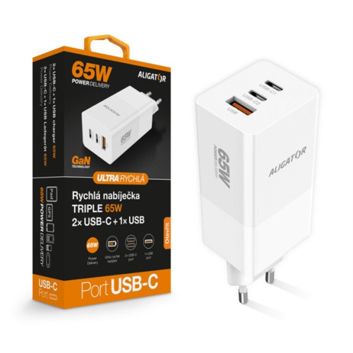 ALI Síť Nab.65W, 2xUSB-C + USB CHPD0026