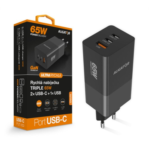 ALI Síť Nab.65W, 2xUSB-C + USB CHPD0027