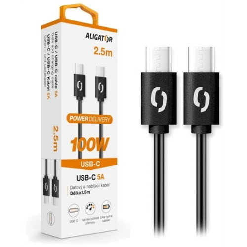 DK ALI 100W USB-C/USB-C 5A, 2,5m DATKP52