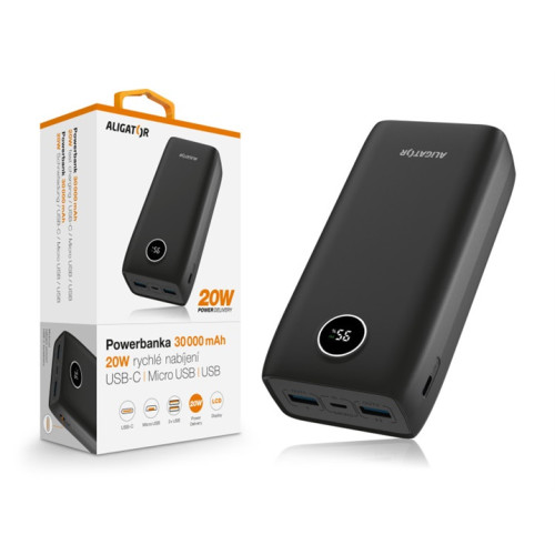 ALI PB PD 20W+QC 22,5A,30000mAh PBPD30BK