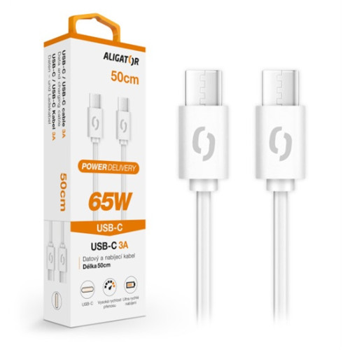 ALI DK 65W, USB-C/USB-C, 0,5m,3A DATKP55
