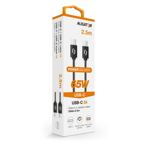 ALI DK 65W, USB-C/USB-C, 2,5m,3A DATKP59