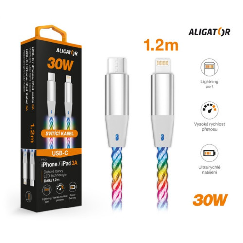 ALI DK 65W USB-C/USB-C 0,5m svět DATKP64