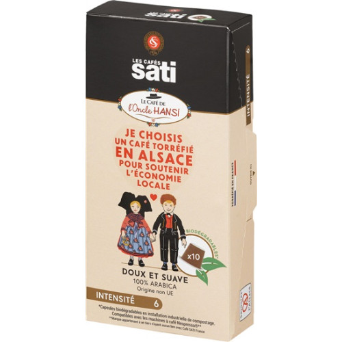 Sati Hansi x10 caps (pro Nespresso)