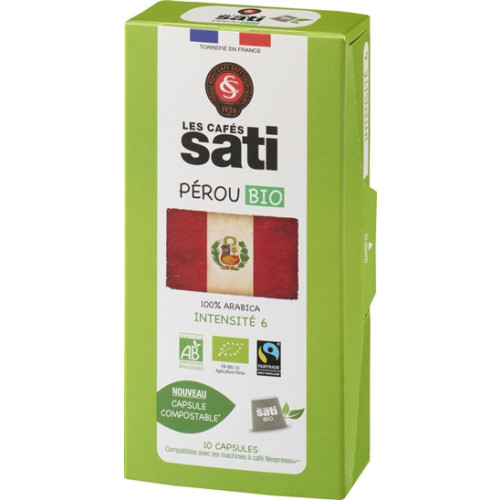 Sati Peru Bio x10 caps (pro Nespresso)
