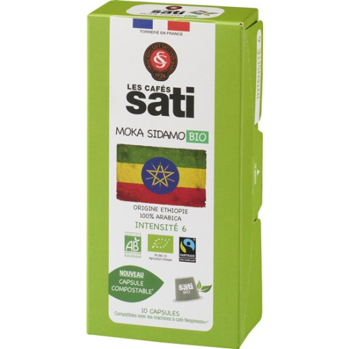 Sati Ethiopie Bio x10 caps(Nespresso)