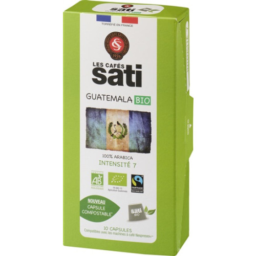 Sati Guatemala Bio x10 caps (Nespresso)