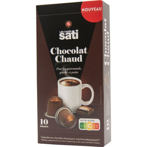 Sati Chocolat Chaud x10 caps (Nespresso)