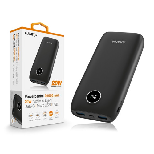 ALI PB PD20W+QC22.5W,20000mAh PBPD20BK