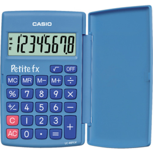 CASIO LC 401 LV/ BU blue petite FX 