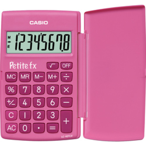 CASIO LC 401 LV/ PK pink petite FX