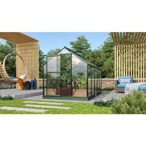 skleník VITAVIA VENUS 6200 čiré sklo 3 mm zelený  LG1033