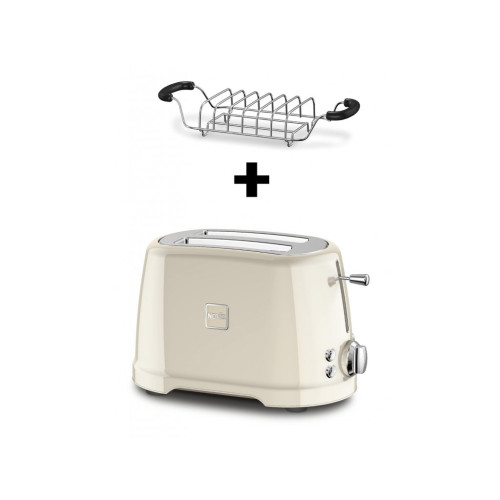 Novis Toaster T2-krémový + mřížka na rozpékání ZDARMA