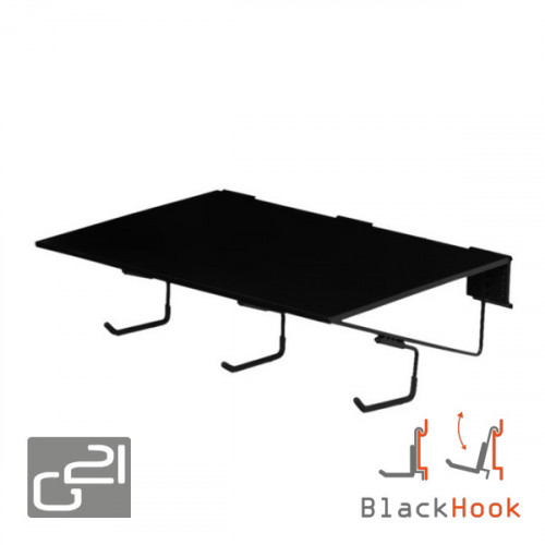 Závěsný systém G21 BlackHook large shelf 60x40x17 cm