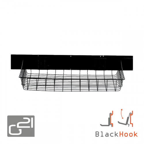 Závěsný systém G21 BlackHook big basket 62x31x10 cm