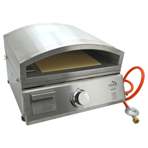 Cattara Gril plynový NAPOLI stolní + pizza pec + grilovací deska