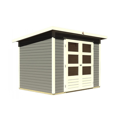 dřevěný domek KARIBU STOCKACH 4 (82981) terragrau LG1717