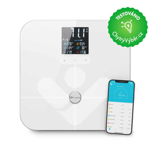 FITSCALE W7 BT WHITE FIT. VÁHA TRUELIFE