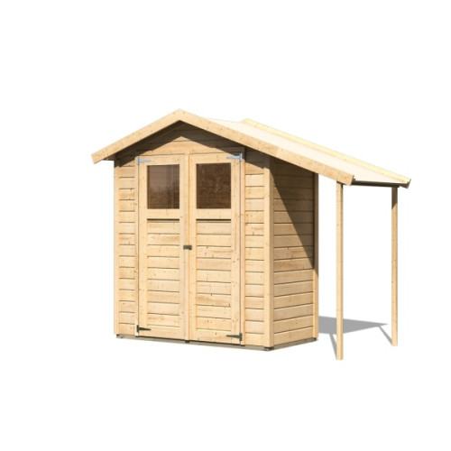 dřevěný domek KARIBU DANA (31420) natur LG2360