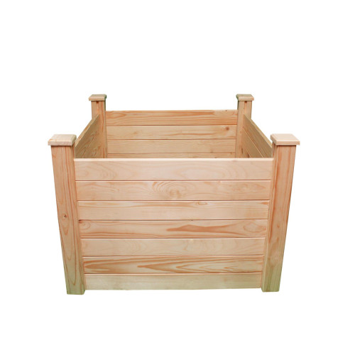 vyvýšený záhon / truhlík LANITPLAST HOLZKISTE4 natur LG2368