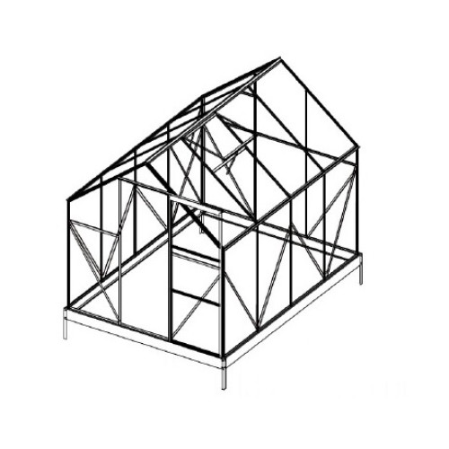 náhradní prosklení pro skleník LANITPLAST PLUGIN 6x8 PC 4 mm LG3053