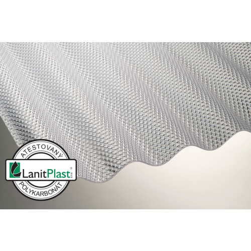 polykarbonátová deska MARLON CSE DIAMOND 2,6 mm 1,045x2,5 m čirá LG3399