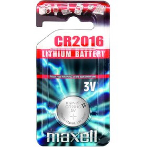 CR 2016 LITH. MINCOVÁ BAT. 3V MAXELL