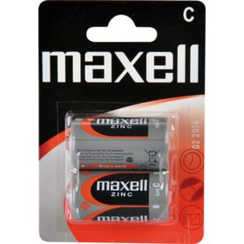 R14 2BP Zinc 2x C MAXELL