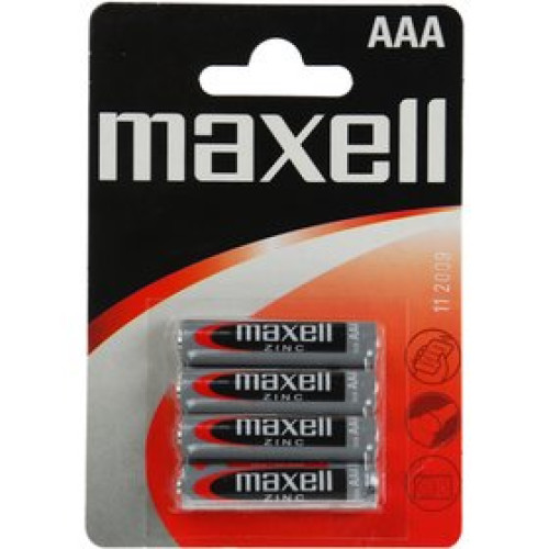 R03 4BP Zinc 4x AAA MAXELL