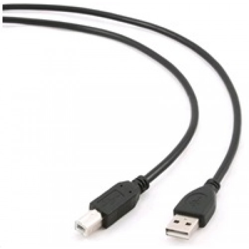 GEMBIRD Kabel USB 2.0 A-B propojovací 3m Professional (černý, zlacené kontakty)