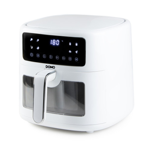 Horkovzdušná fritéza 6 l - digitální - DOMO DO1136FR, 6 L, 1500 W, průhled 