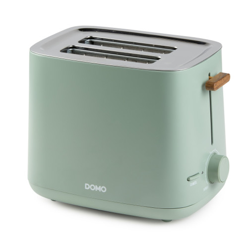 Topinkovač na 2 topinky - zelený - WOOD YOU - DOMO DO973T, 1 000 W