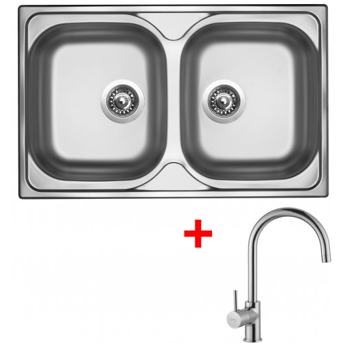 Sinks CLASSIC 800 DUO V+VITALIA (záruka 5 let)