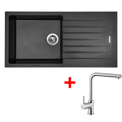 Sinks PERFECTO 1000 Metalblack+ELKA (záruka 5 let)