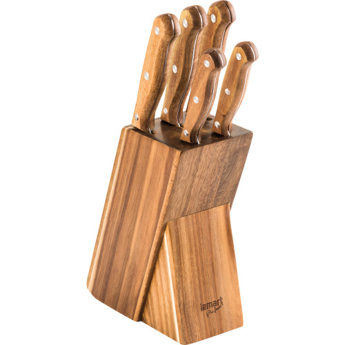 LAMART WOOD LT2080 set 5 nožů v bloku