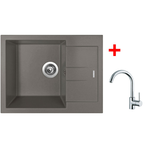 Sinks AMANDA 650 Nanotruffle+MIX 35