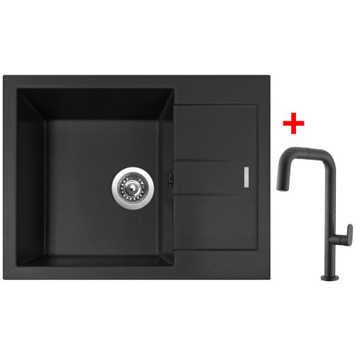 Sinks AMANDA 650 Nanoblack+EVA P Nanoblack