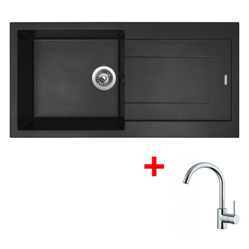 Sinks AMANDA 990 Nanoblack+MIX 35
