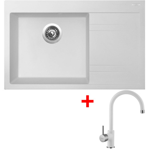 Sinks RIM 780 L Milk + Vitalia GR